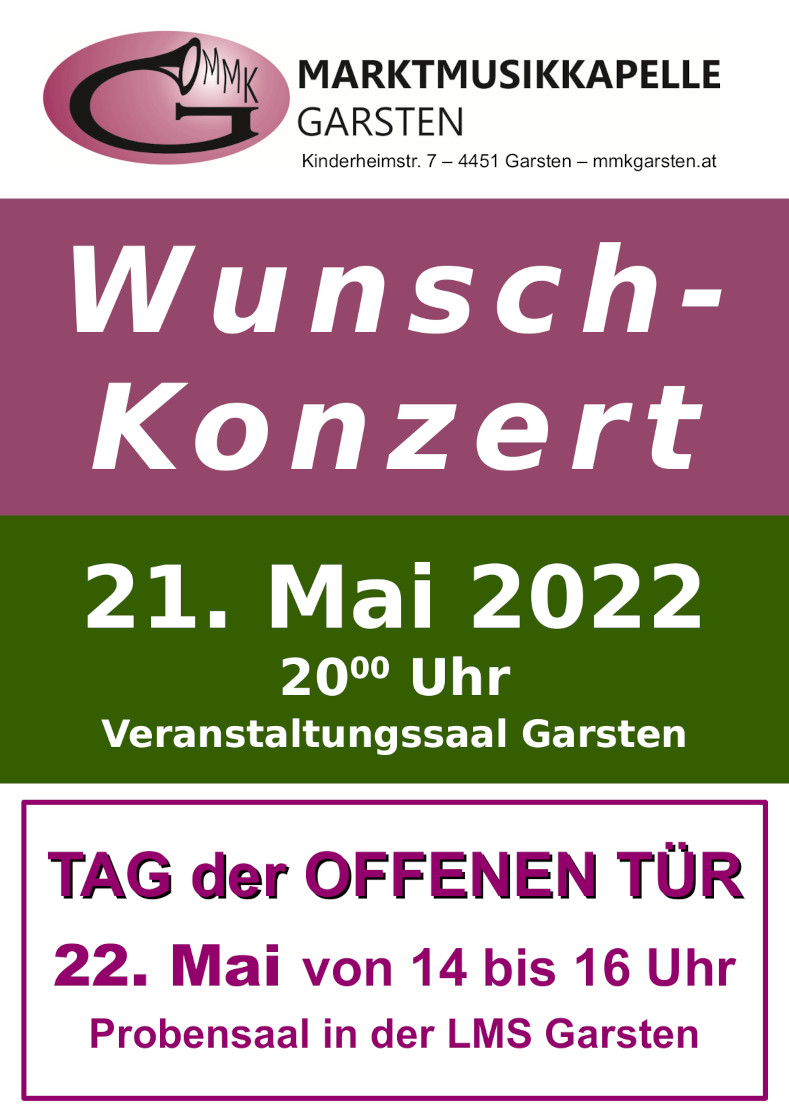 Wunschkonzert 21. Mai 2022
