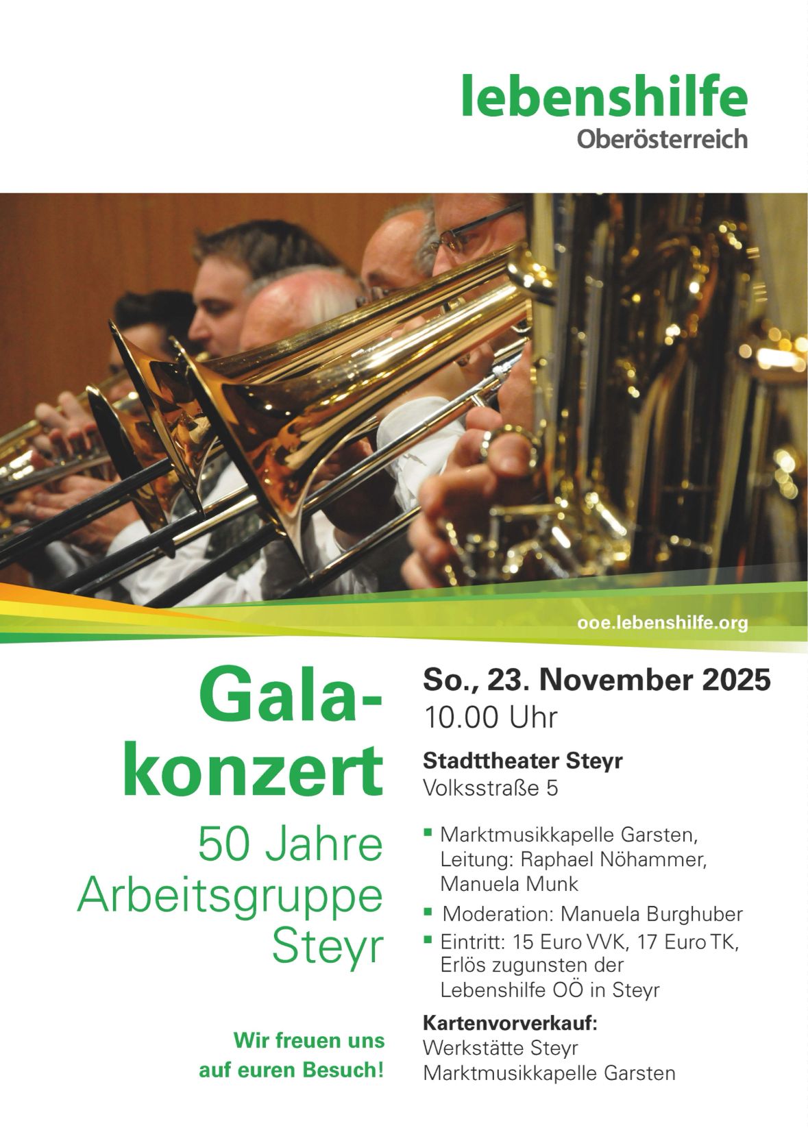 Galakonzert – 50 Jahre Arbeitsgruppe Steyr – 23. November 2025